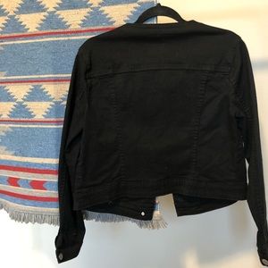 Elle Jackets & Coats - LIKE NEW | Elle Scoop Neck Black Denim Jacket Elle Jackets & Coats - LIKE NEW | Elle Scoop Neck Black Denim Jacket